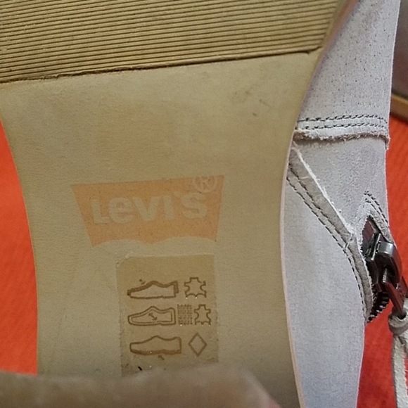 Levi's Leather Boots Booties size 7.5 - Picture 7 of 8